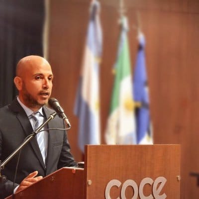El Presidente del CPCECH Saluda al Consejo de Corrientes por su 75° Aniversario